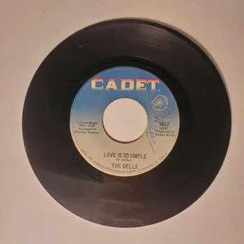 Vintage The Dells 7" Vinyl Record Single 45 RPM Cadet Untested