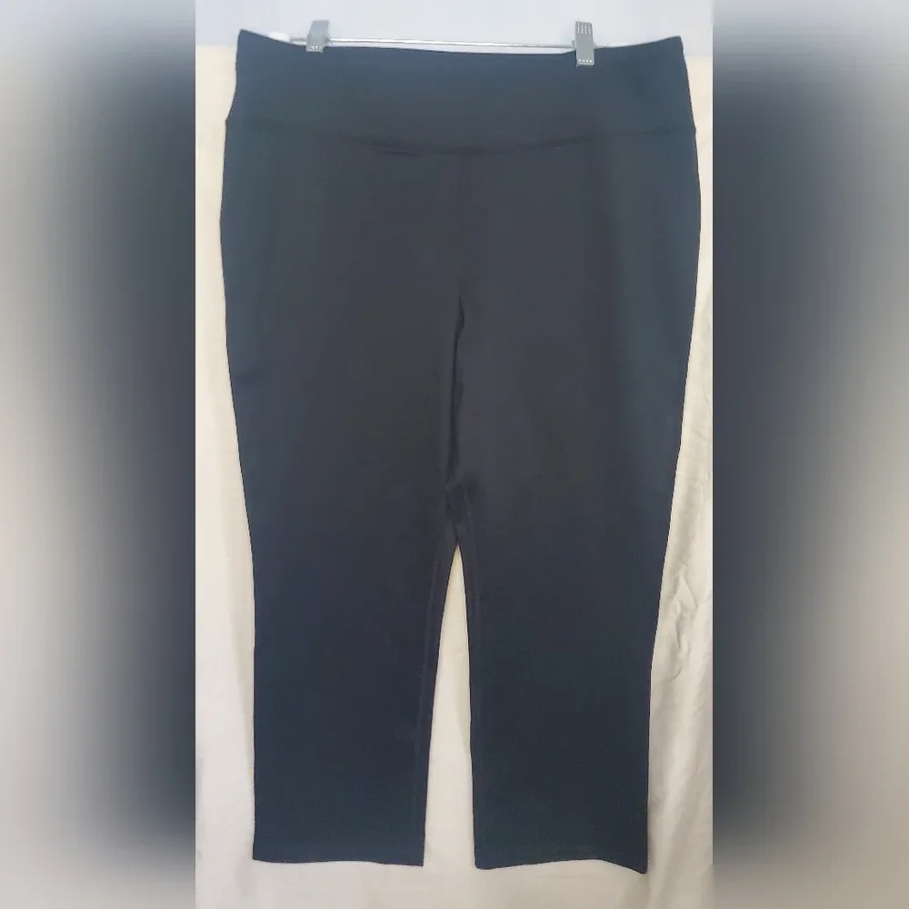 Pre-Owned Women’s Land’s End Black Leggings Size Large 14-16