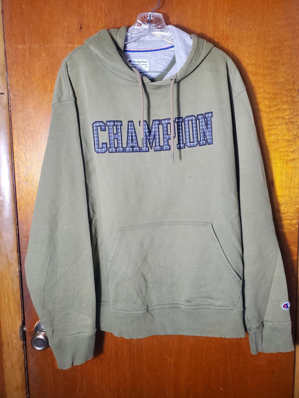 Pre-Owned Men’s Green And Blue Hoodie Size Large