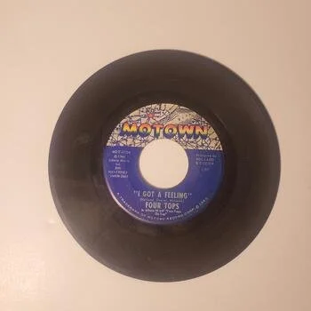 Vintage Four Tops 7" Vinyl Record Single 45 RPM Motown Untested