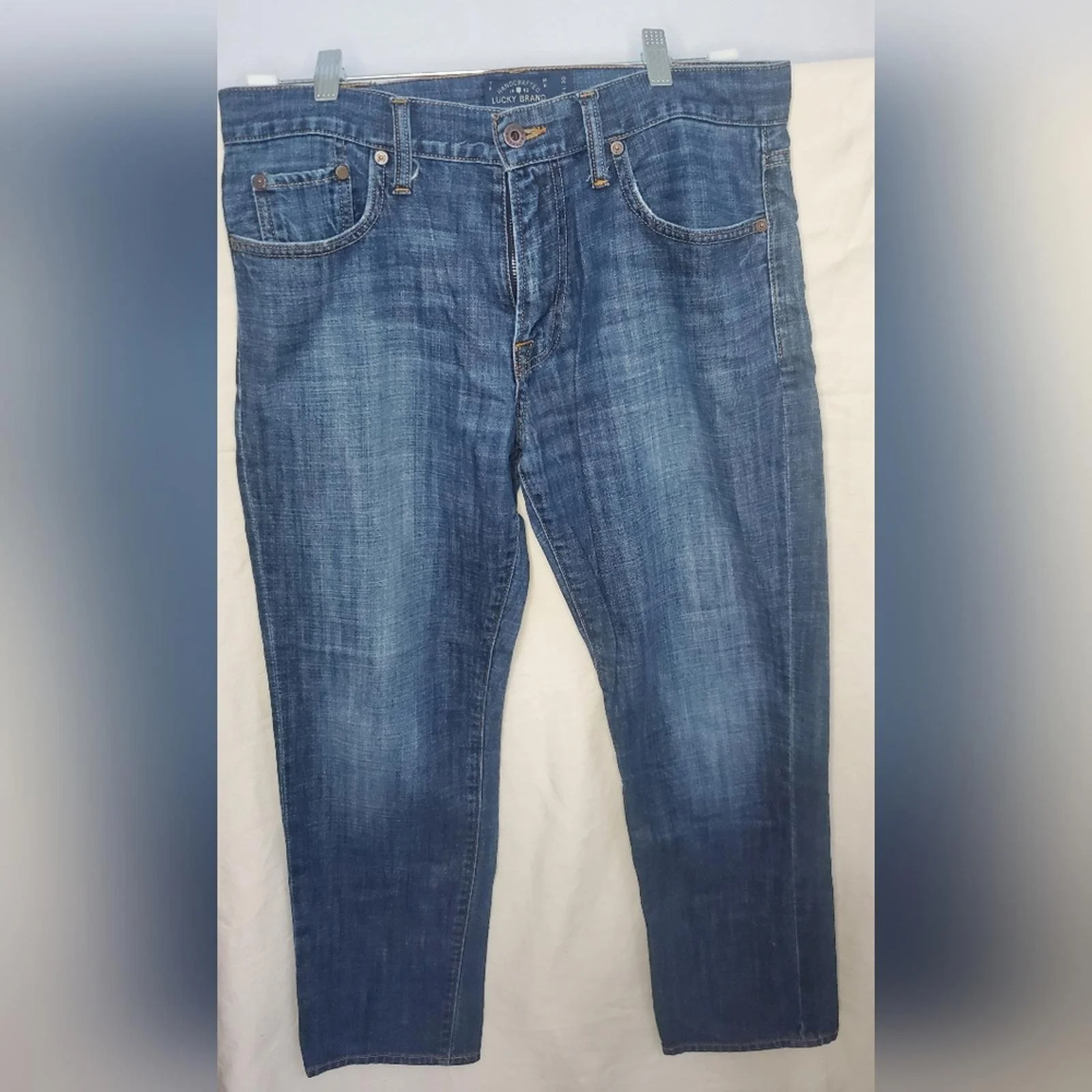 Pre-Owned Men’s Blue Lucky Brand Original Straight Jeans Size 32 X 30