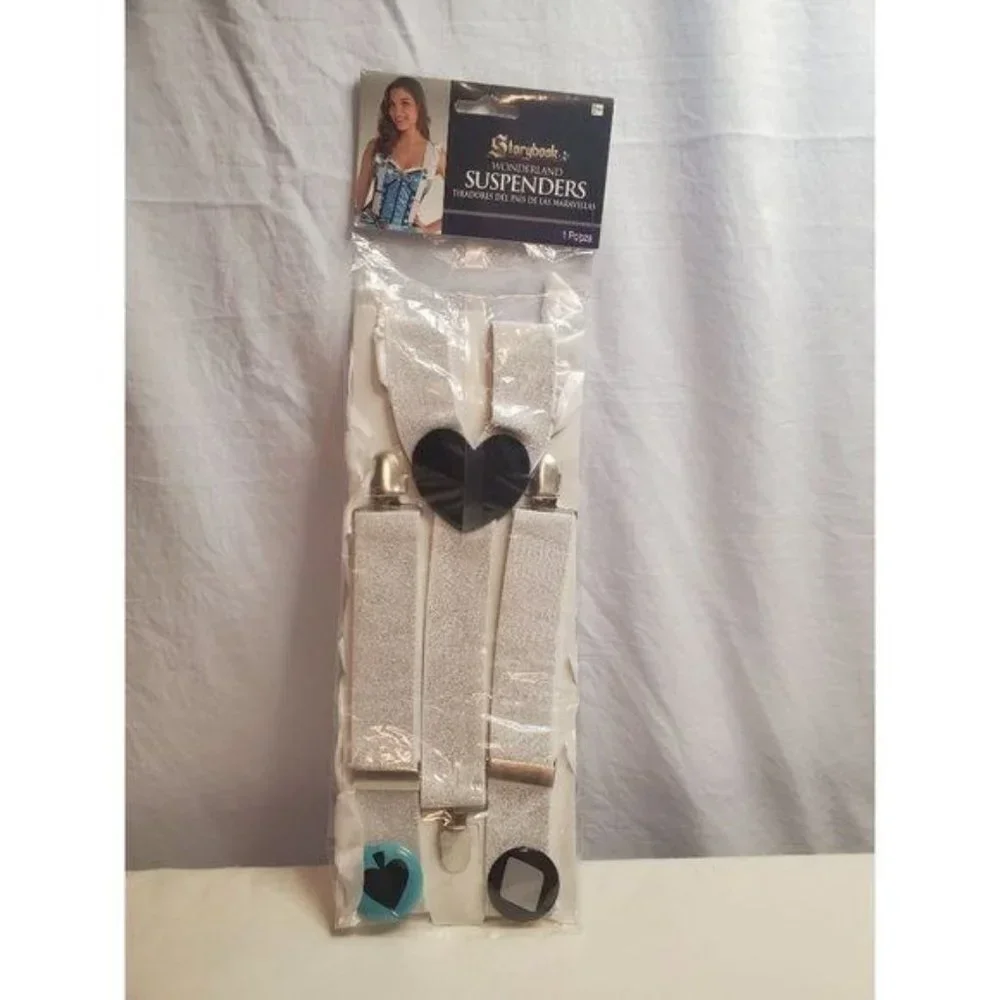 New Suspenders With Ruffle Costume Cosplay Fancy Dress Accessory