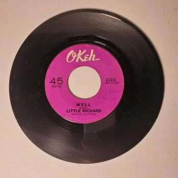 Vintage Little Richard 7" Vinyl Record Single 45 RPM OKeh Untested