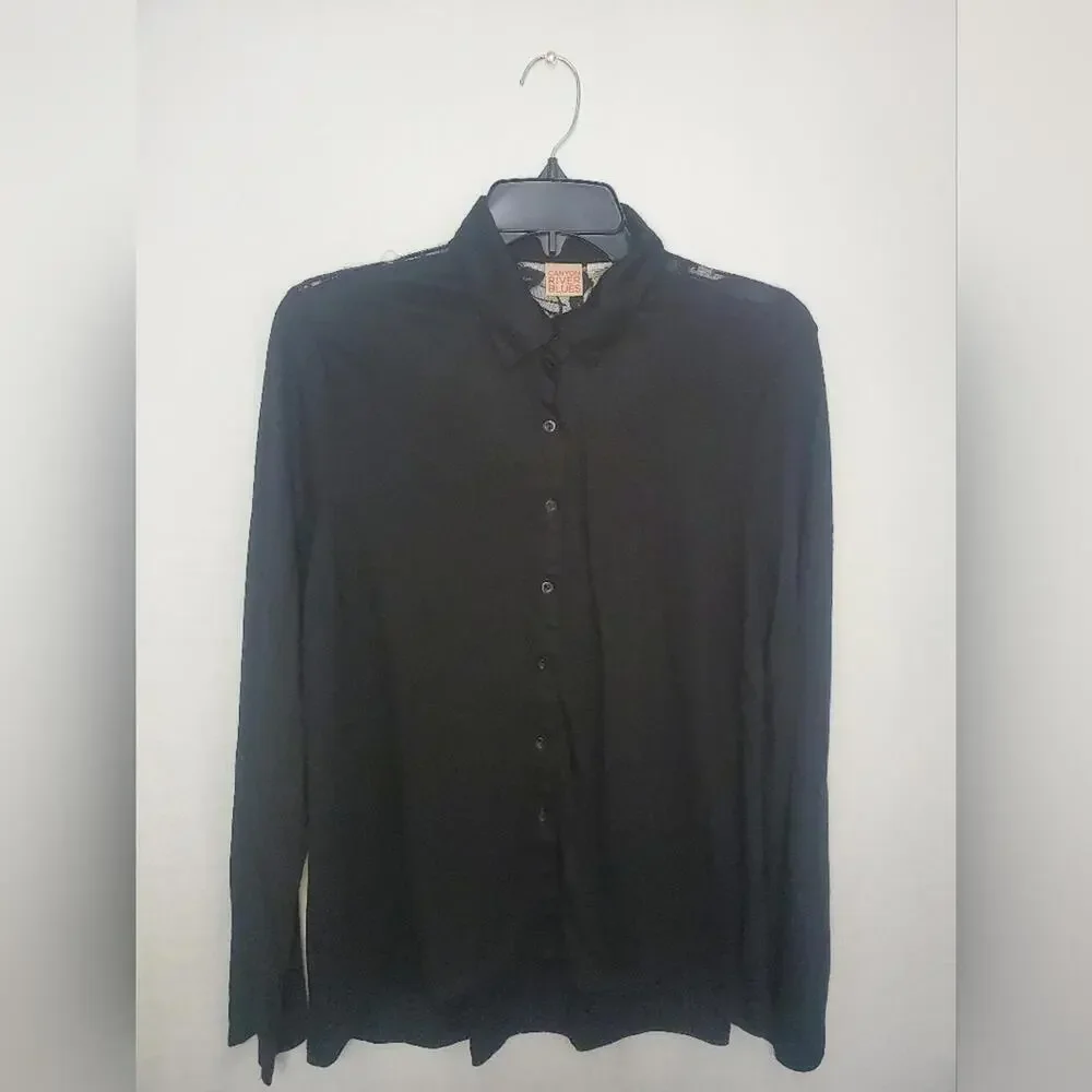 Pre-Owned Black Canyon River Blues Women’s Long Sleeve Button Shirt Size Large