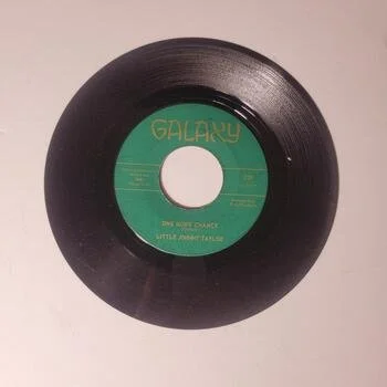 Vintage Little Johnny Taylor 7" Vinyl Record Single 45 RPM Galaxy Untested