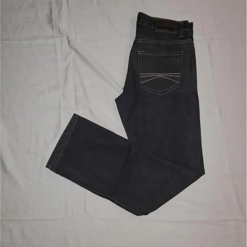 Pre-Owned Express Jeans RN 55285 Black Jeans Size 29/32