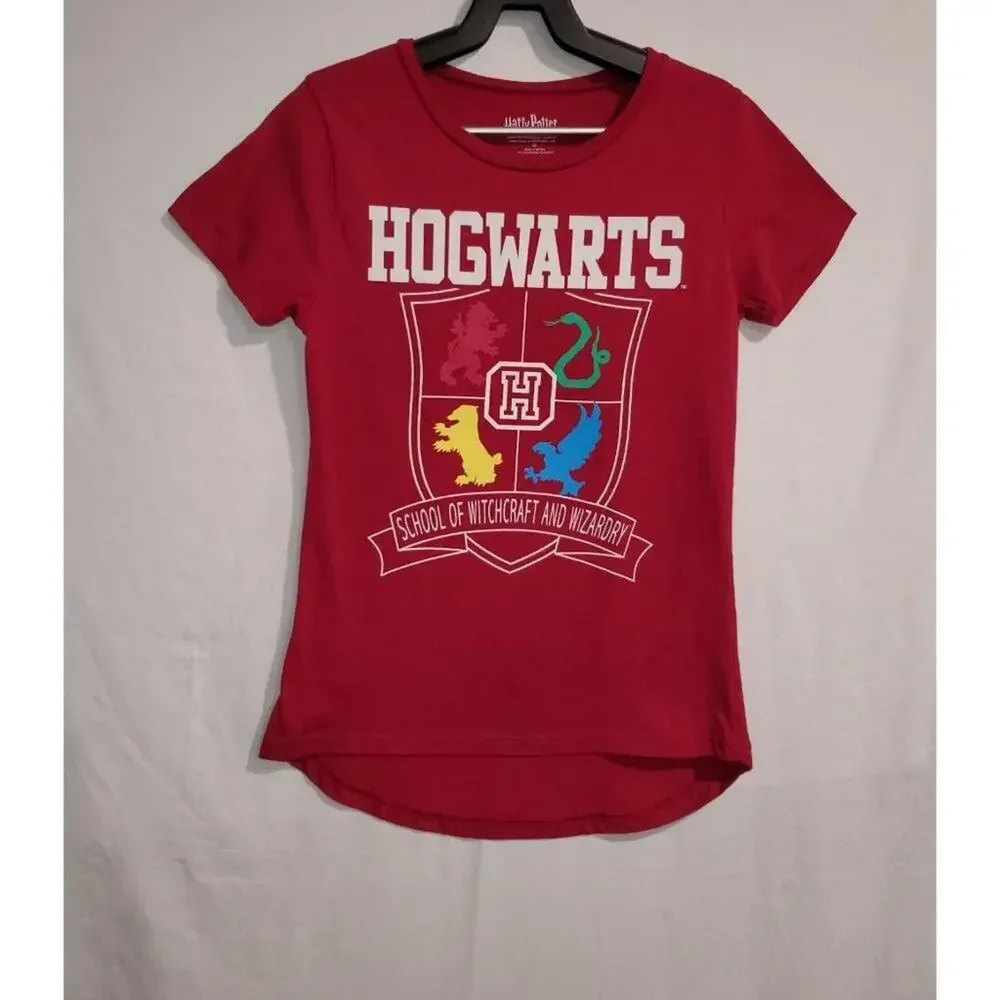Pre-Owned Harry Potter Hogwarts Short Sleeve Tee Shirt Size Medium