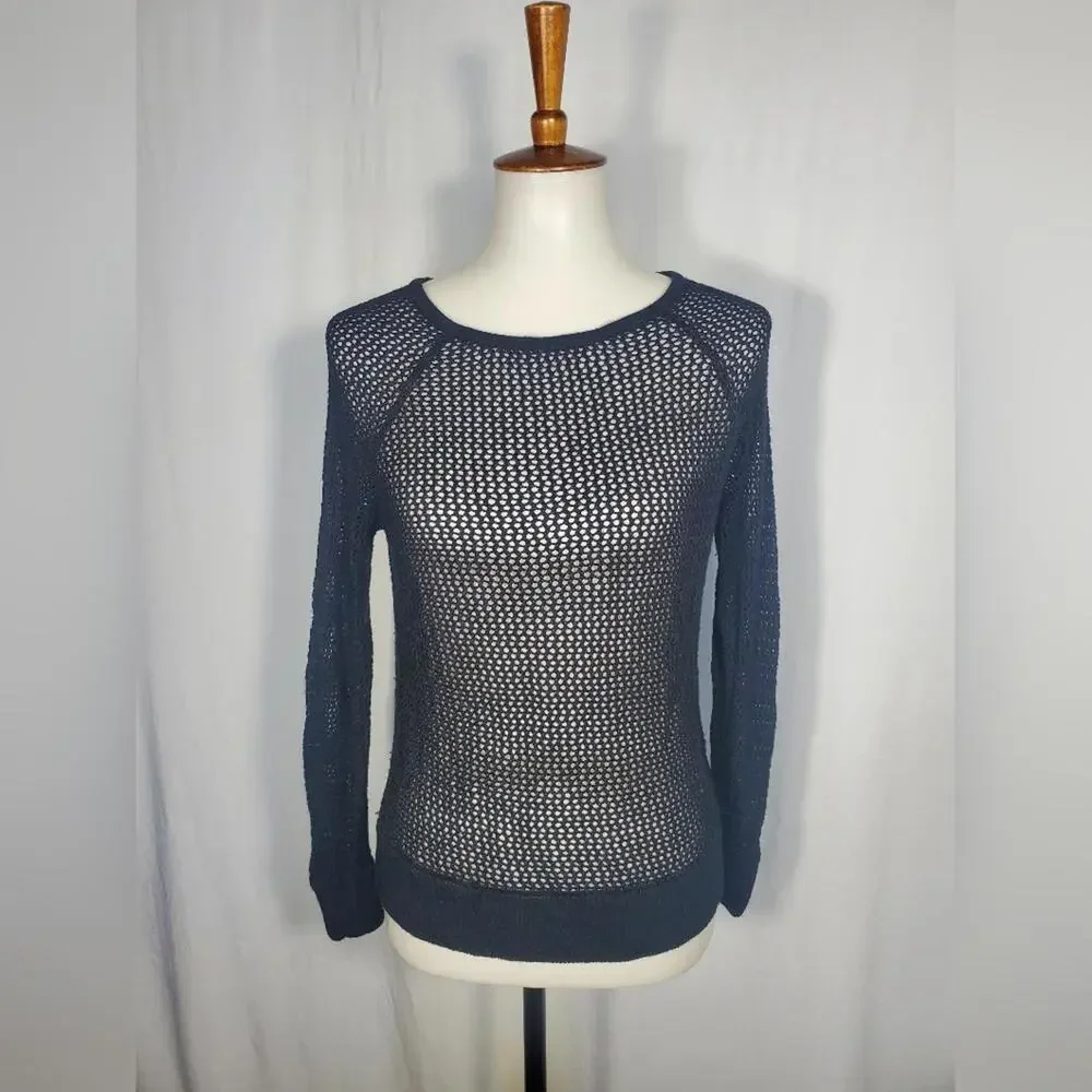 Pre-Owned Juniors Black 525 America Long Sleeve Shirt Size Small