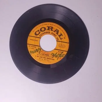 Vintage Lawrence Welk 7" Vinyl Record Single 45 RPM Coral Untested