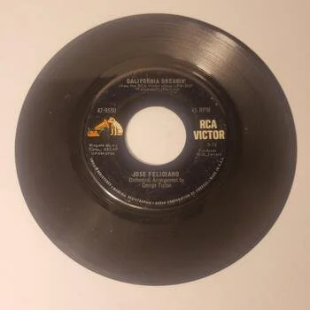 Vintage Jose Feliciano 7" Vinyl Record Single 45 RPM RCA Victor Untested