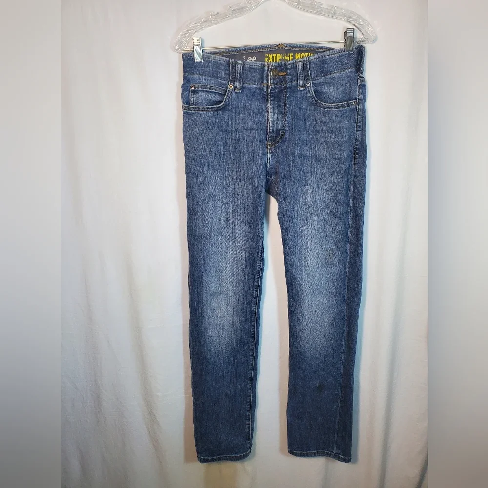 Pre-Owned Women Blue Slim Fit Straight Leg Size 29X32