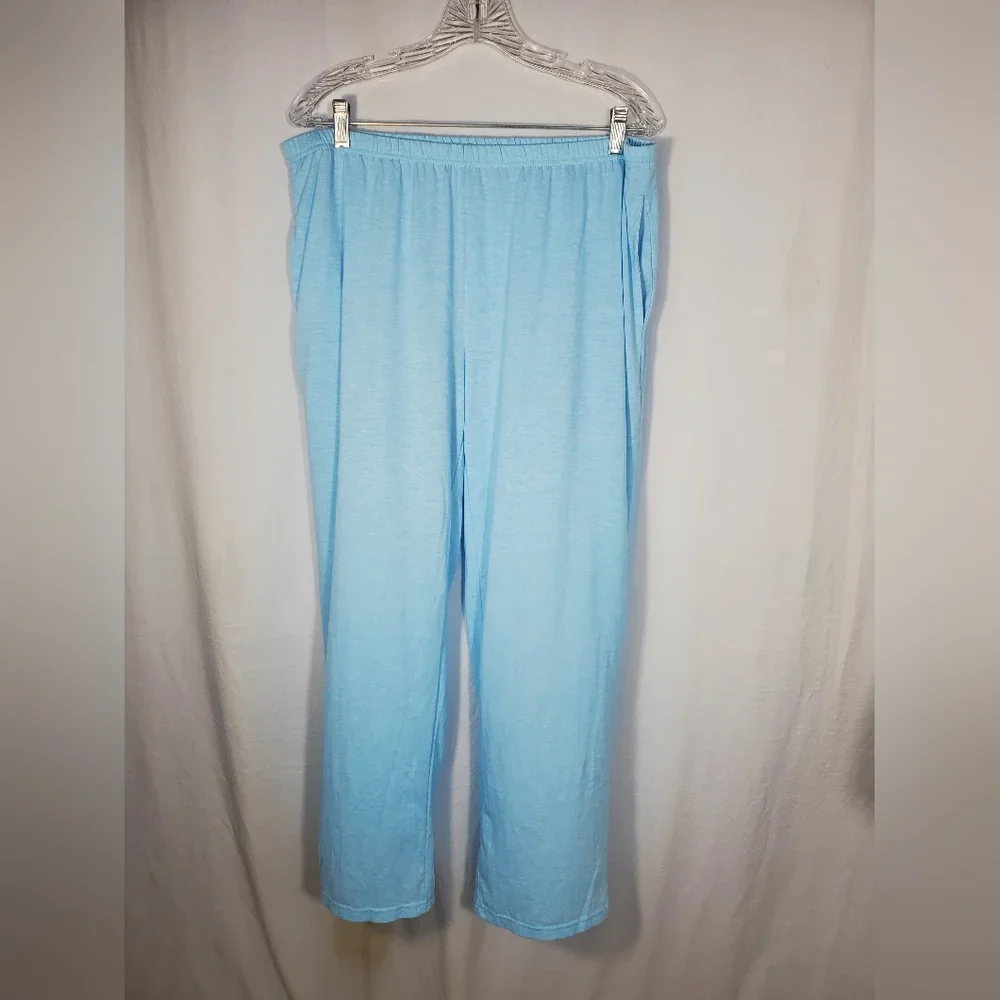 Pre-Owned Women’s Difficort Blue Pajama Pants Size XL