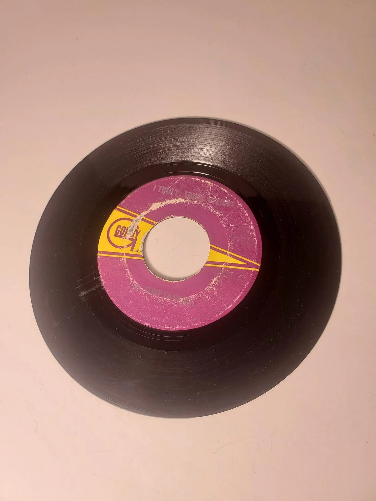Vintage The Temptations 7" Vinyl Record Single 45 RPM Gordy Untested