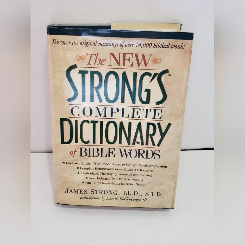 Pre-Owned Strong's Complete Dictionary Of Bible Words By James Strong, LL.D Hardcover Book