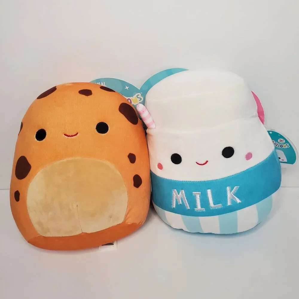 New 8 Inches Milk and Cookies Nelly and Neeona 2 Pack