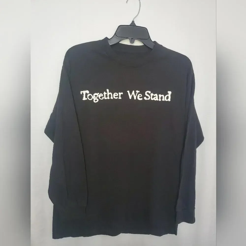 Pre-Owned Black Coney Island Picnic Graphic Long Sleeve Shirt Size Medium