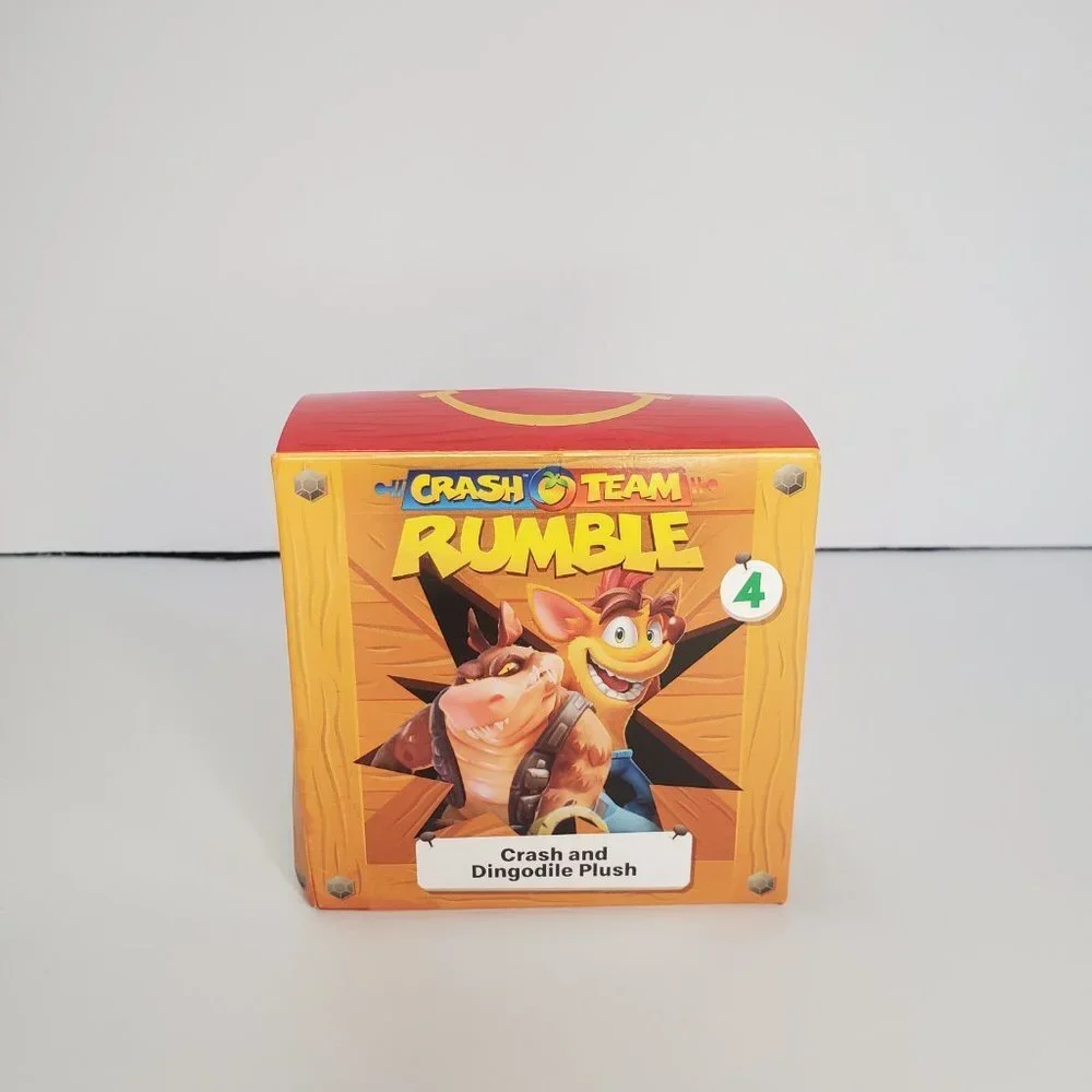 New Crash Team Rubble Collectible Crash and Dingodile Plush Collectible