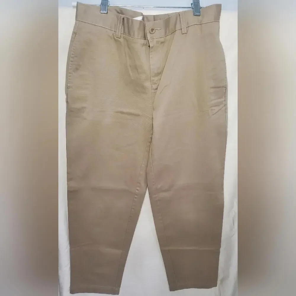 Pre-Owned Kids School Tan Khaki Pants Size 18 (164-170 CM) 14-15 Years