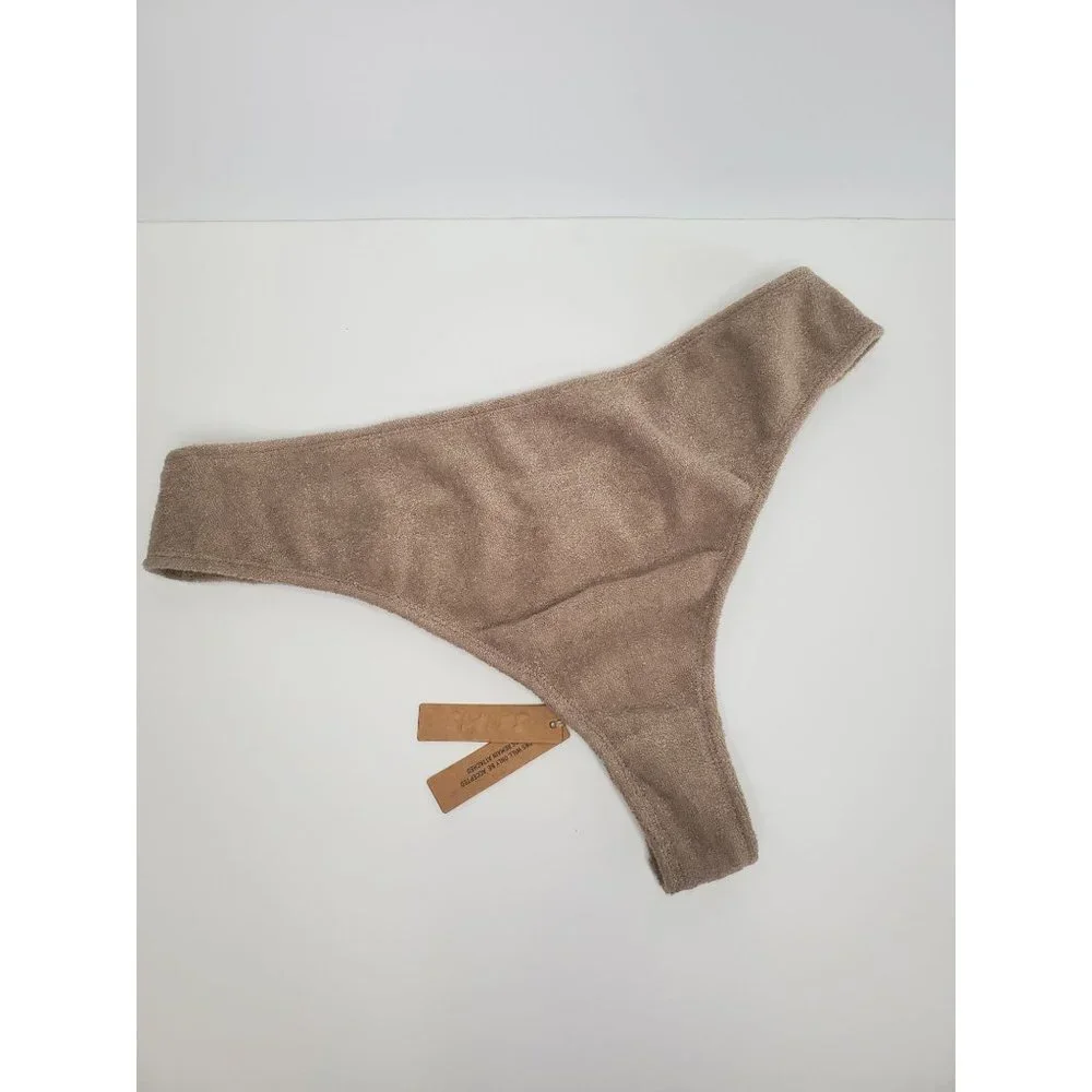 New Tan 2X Desert Terrycloth Thong Size 2XL