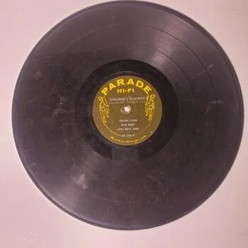 Vintage Alice in Wonderland 12" Vinyl Record Single 33 1/3 HI-FI  Untested