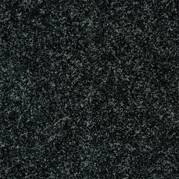 Close-up of a dark gray granite surface with small specks.