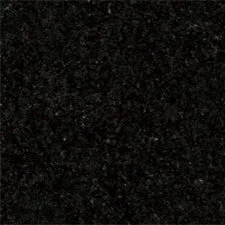 Close-up of black granite surface with speckled pattern.