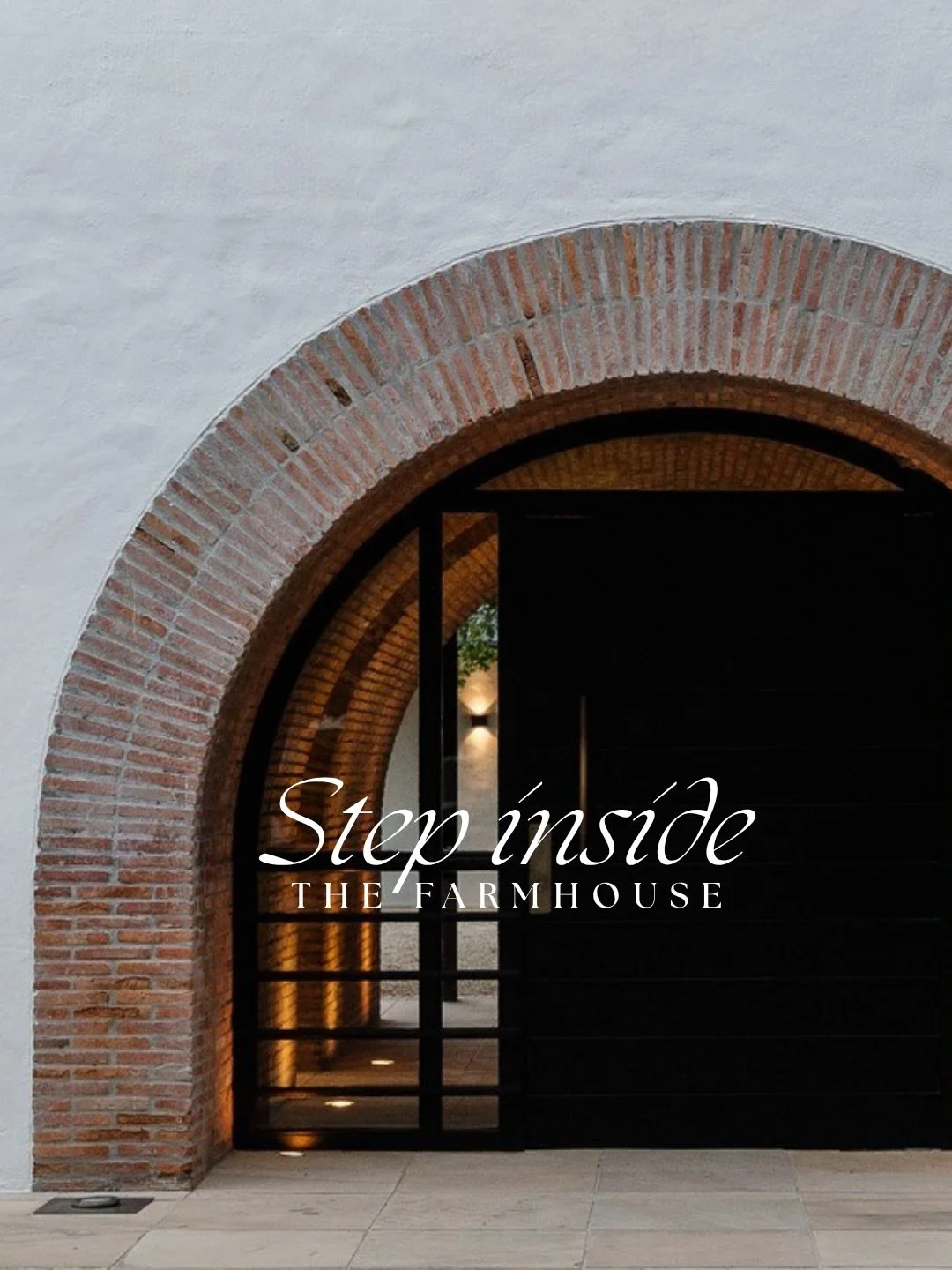 The Farmhouse blends contemporary design with ultimate comfort, featuring soaring arches and a soothing palette of wood, grey, and oatmilk that invite natural relaxation. 

It offers four spacious, beautifully appointed en-suite bedrooms, a grand din