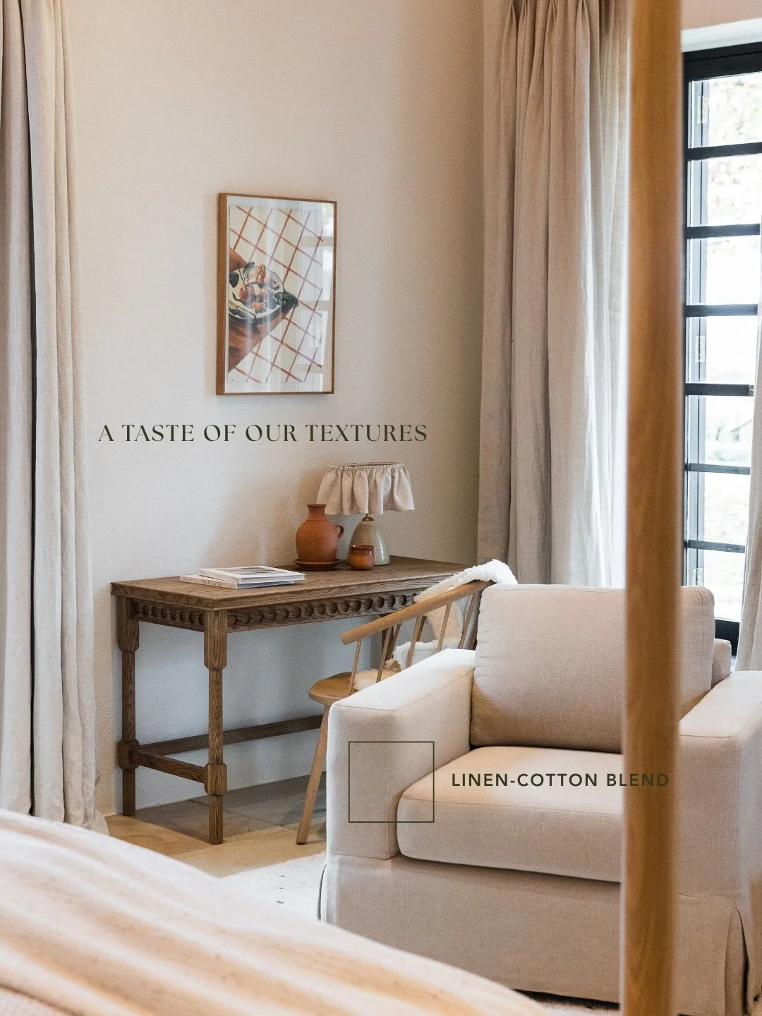 Textures aren&rsquo;t simply fabrics, they&rsquo;re the brushstrokes of a space meant to be inhabited, not just admired.

At Nieuwe Sion, each texture is chosen and placed with intention, by local interior designers. From the drape of linen that catc
