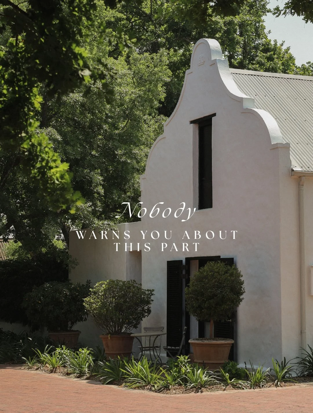 Nieuwe Sion isn&rsquo;t just another farm in the winelands. It changes something in you.

Not by force or pretence. It simply exists, fully, and you find yourself shifting with it. You become slower, softer, and more yourself. There&rsquo;s no perfor