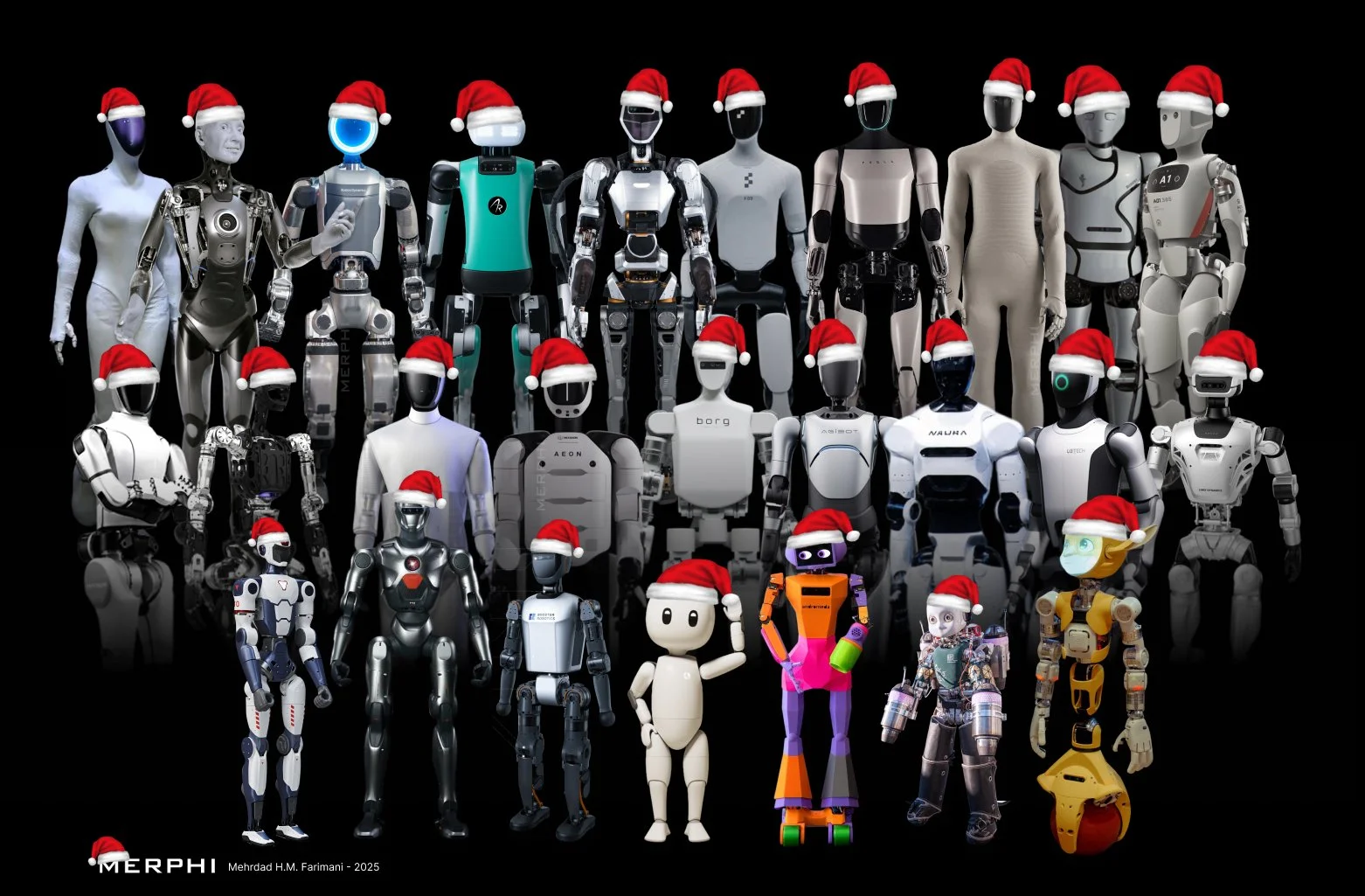 2025, year of robotics, in bullet points and visuals: