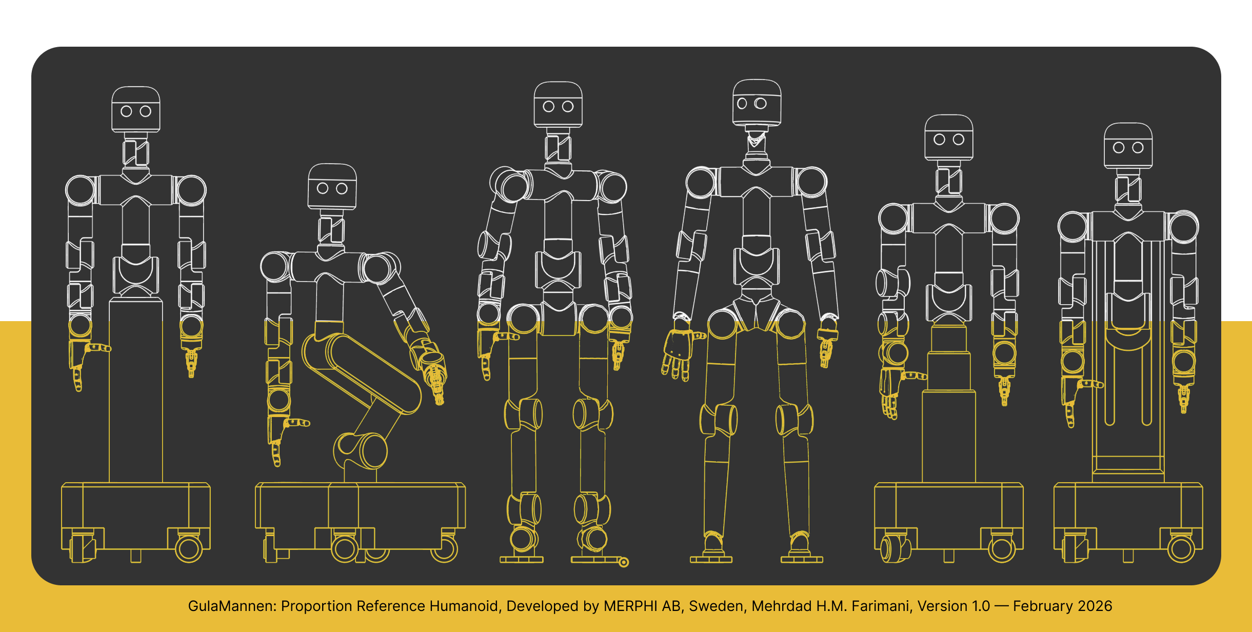 GulaMannen: A Modular Platform for Humanoid Robot Design and Simulation