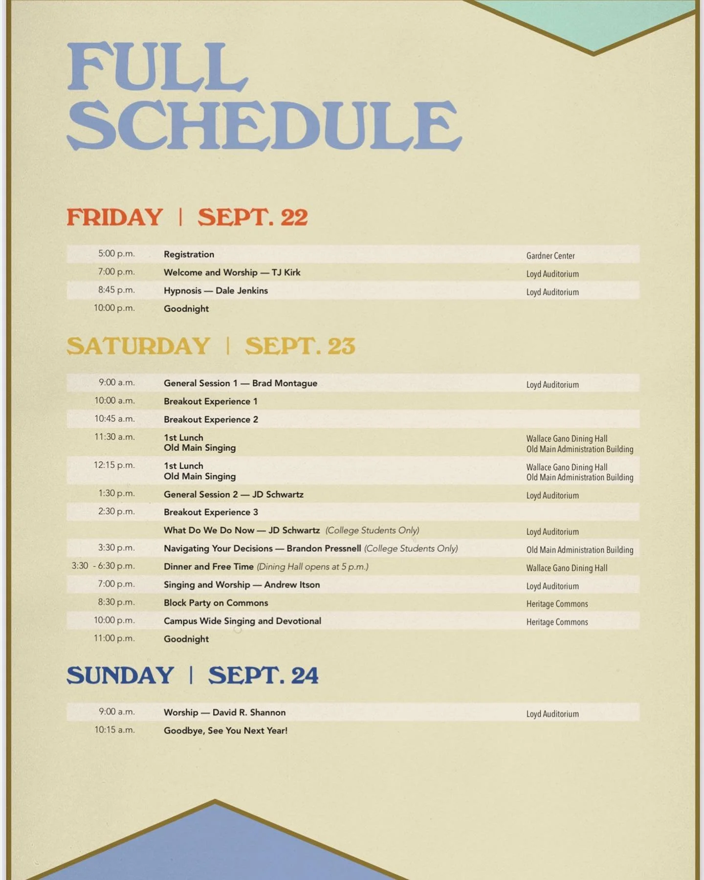 Register for RUSH @ FREED HARDEMAN  FHU.edu/Rush