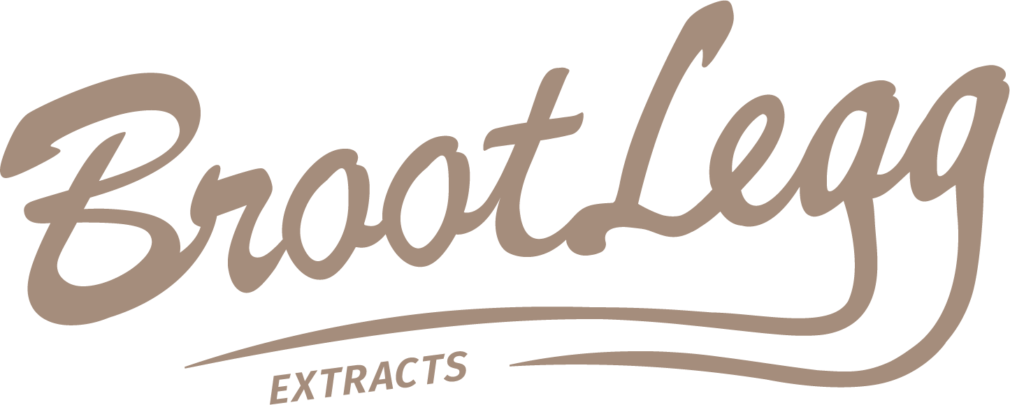 BroatLeaf Extracts logo in stylized script with a swooping underline.