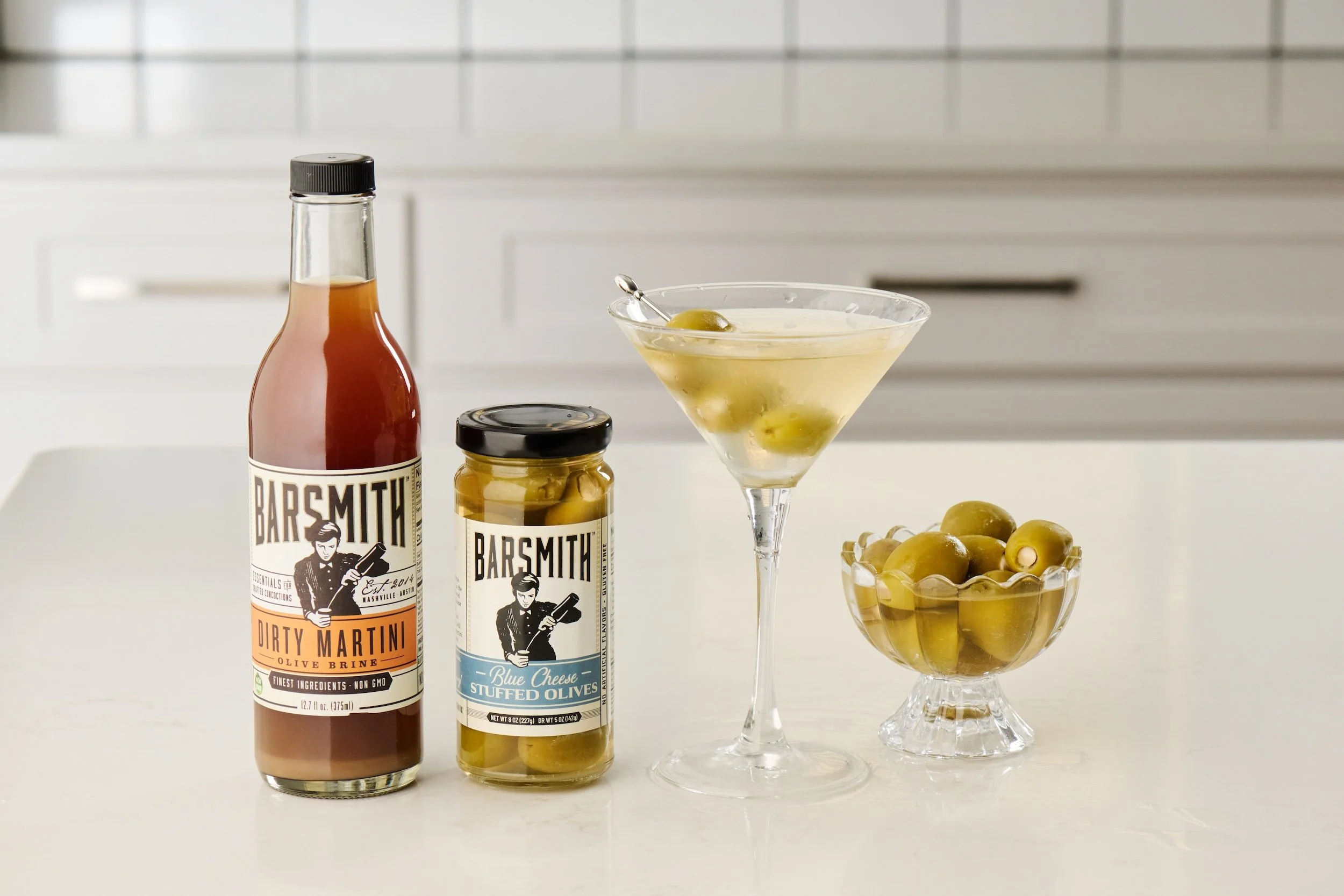 ingredients for dirty martini