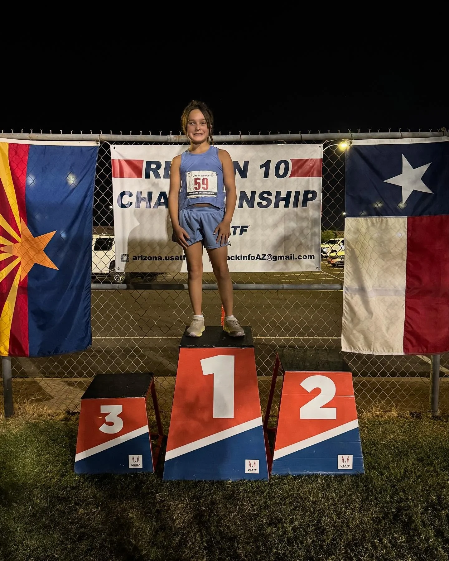 Regional Champion! Women&rsquo;s 9-10 Shot Put ☄️
7th place for Javelin. Both events qualify her to compete at USATF Nationals in Savannah. 
Campbell (and @robertchelle ) put in the work all season making for big progress and big wins 🥇