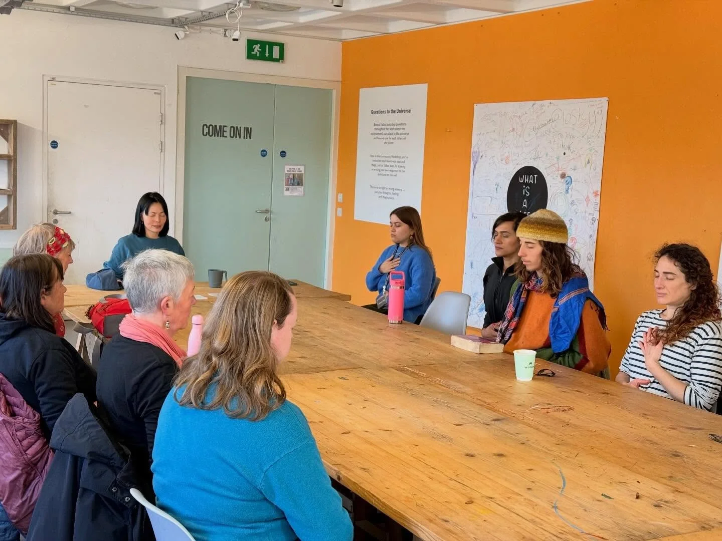 Mindful Seeing @arnolfiniarts 

Thank you for coming along &amp; it was a lovely event 💕

We got lots of positive feedback &amp; suggestions.

One person said &lsquo;it was interesting to slow down and connect to our experience&rsquo;.

Others sugge