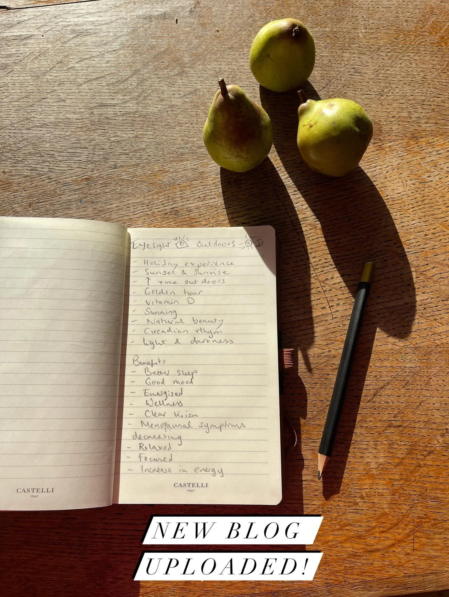 Eyesight outdoors 👀 🌅 

I just uploaded a new free blog post on the transformative experience of my wellbeing during a recent holiday: 

https://www.visionyoga.co.uk/journal-1/eyesight-outdoors

&ldquo;The morning sun triggers the circadian rhythm,