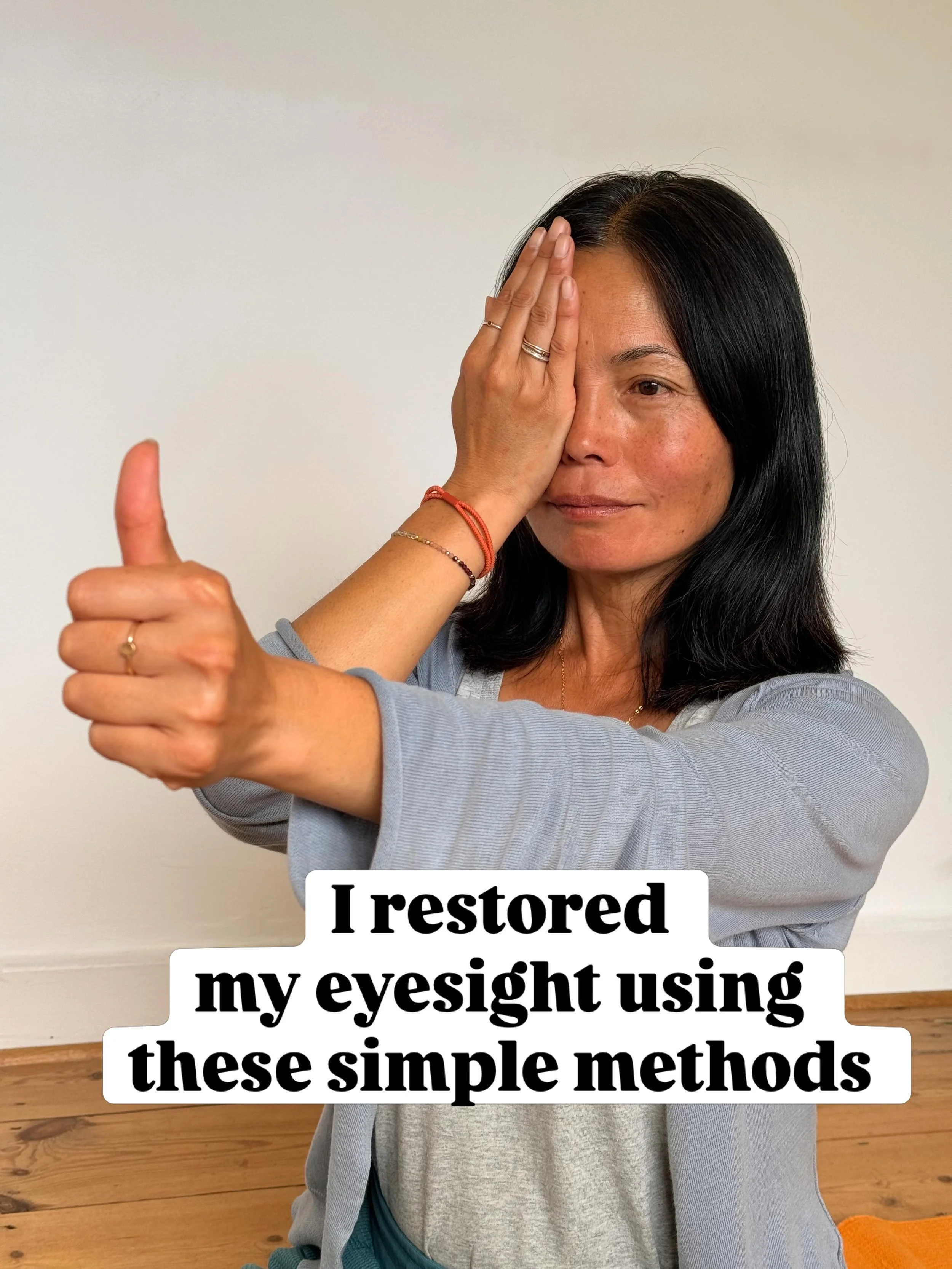 I restored my eyesight using these simple methods and I&rsquo;m going to show you how I did it! 

I created my own unique blend of Yoga and Natural Vision therapy and it&rsquo;s called Vision Yoga 👁️🪷

I have a new online course coming soon, which 