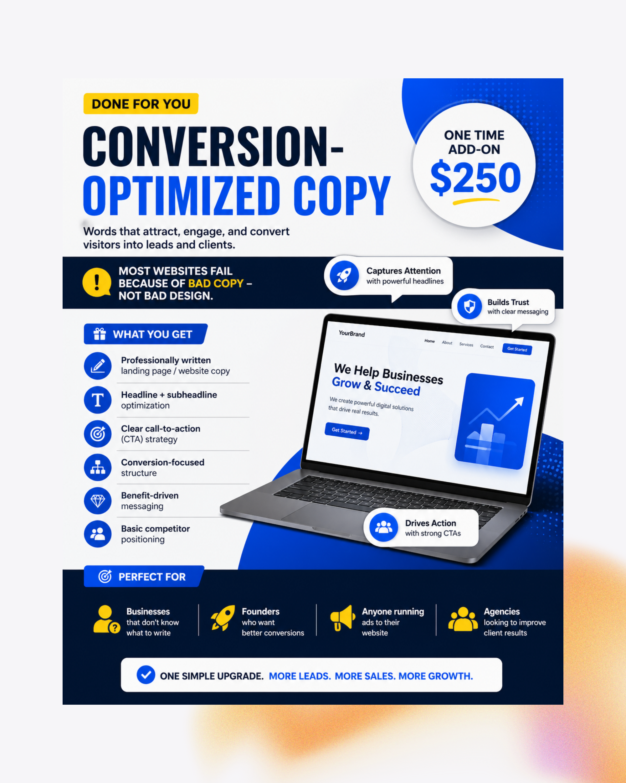 Copywriting for Website (Add-on Only)