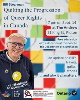 Quilting the Progression of Queer Rights in Canada with Bill Stearman