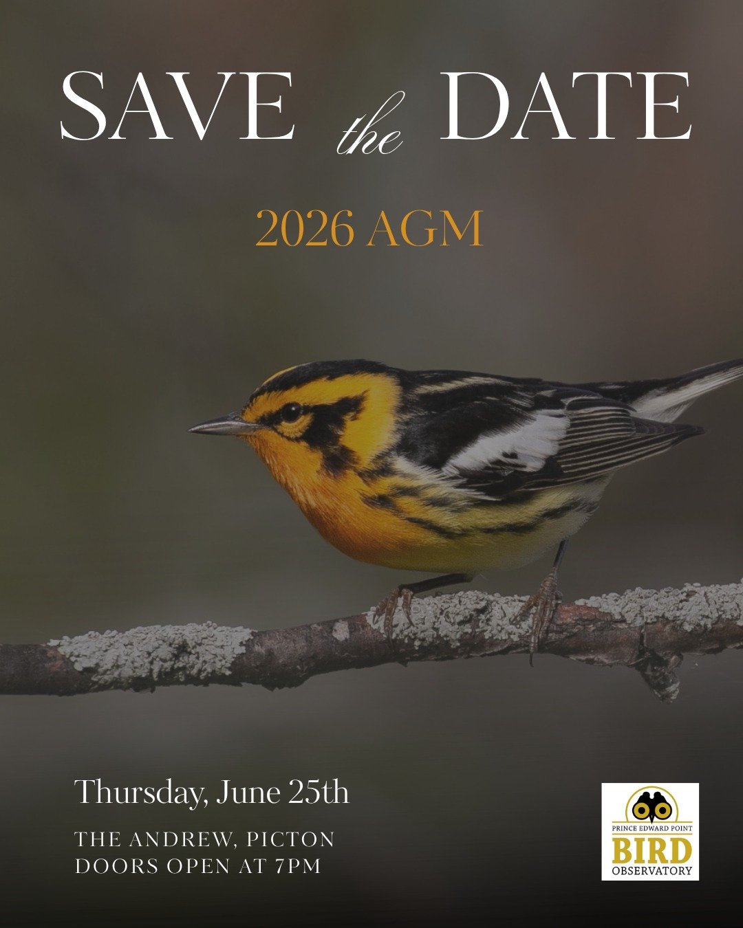 Prince Edward Point Bird Observatory (PEPtBO) Annual General Meeting.
