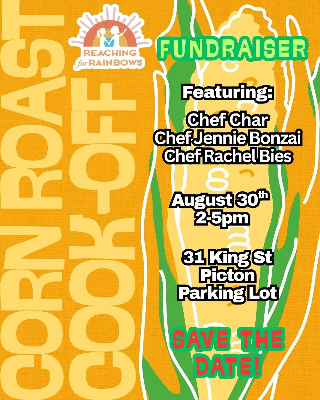 Cornroast Fundraiser for Reaching for Rainbows