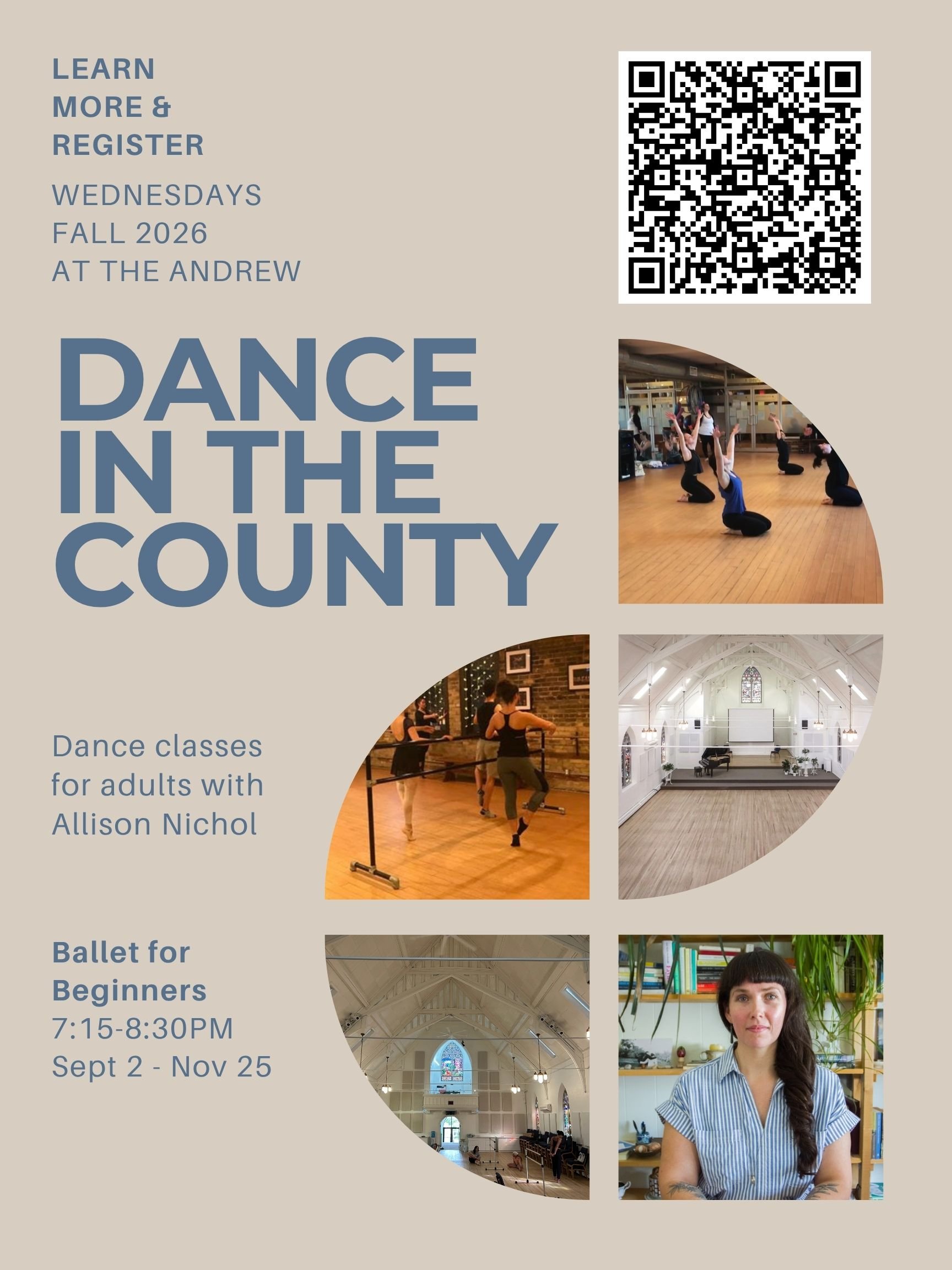 Allison Nichol Adult Dance Classes-Ballet for Beginners.