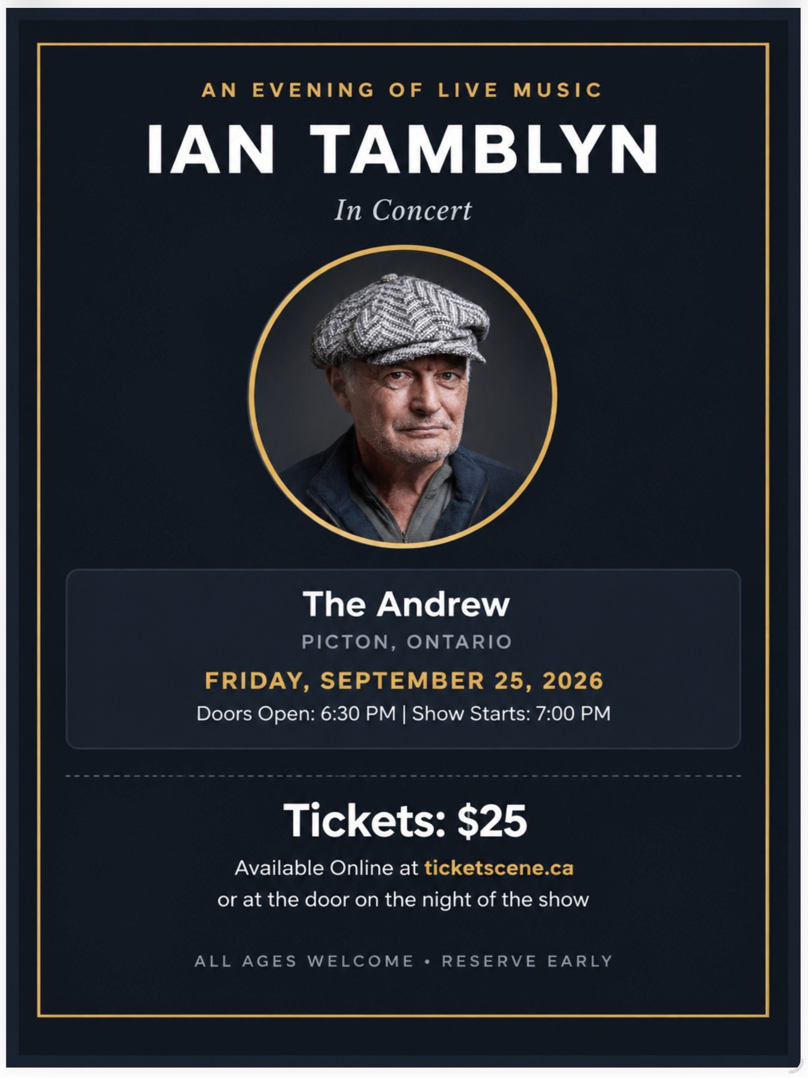 Ian Tamblyn Concert.