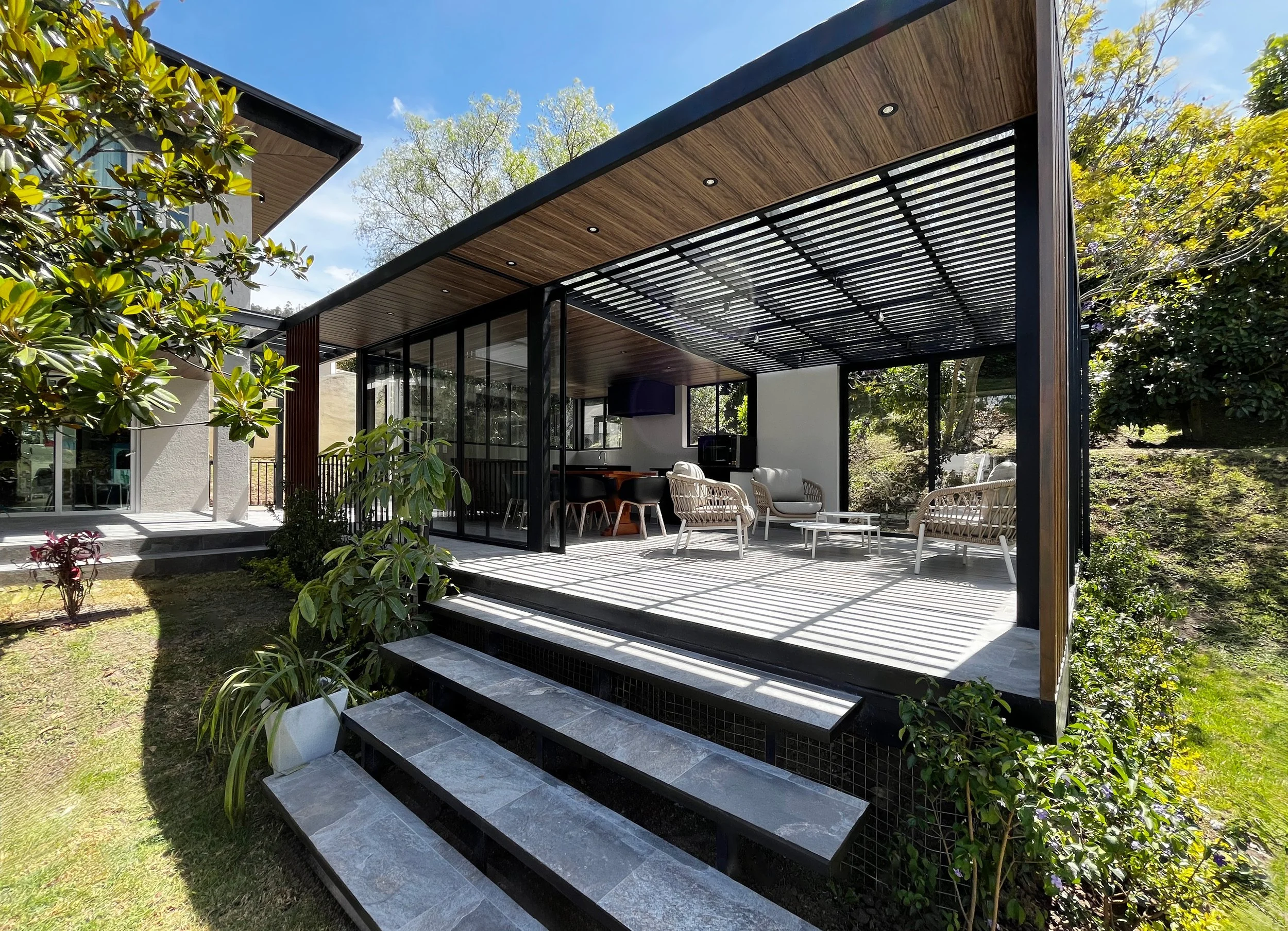 Pérgola + Fachada, Terrazas de Tanda