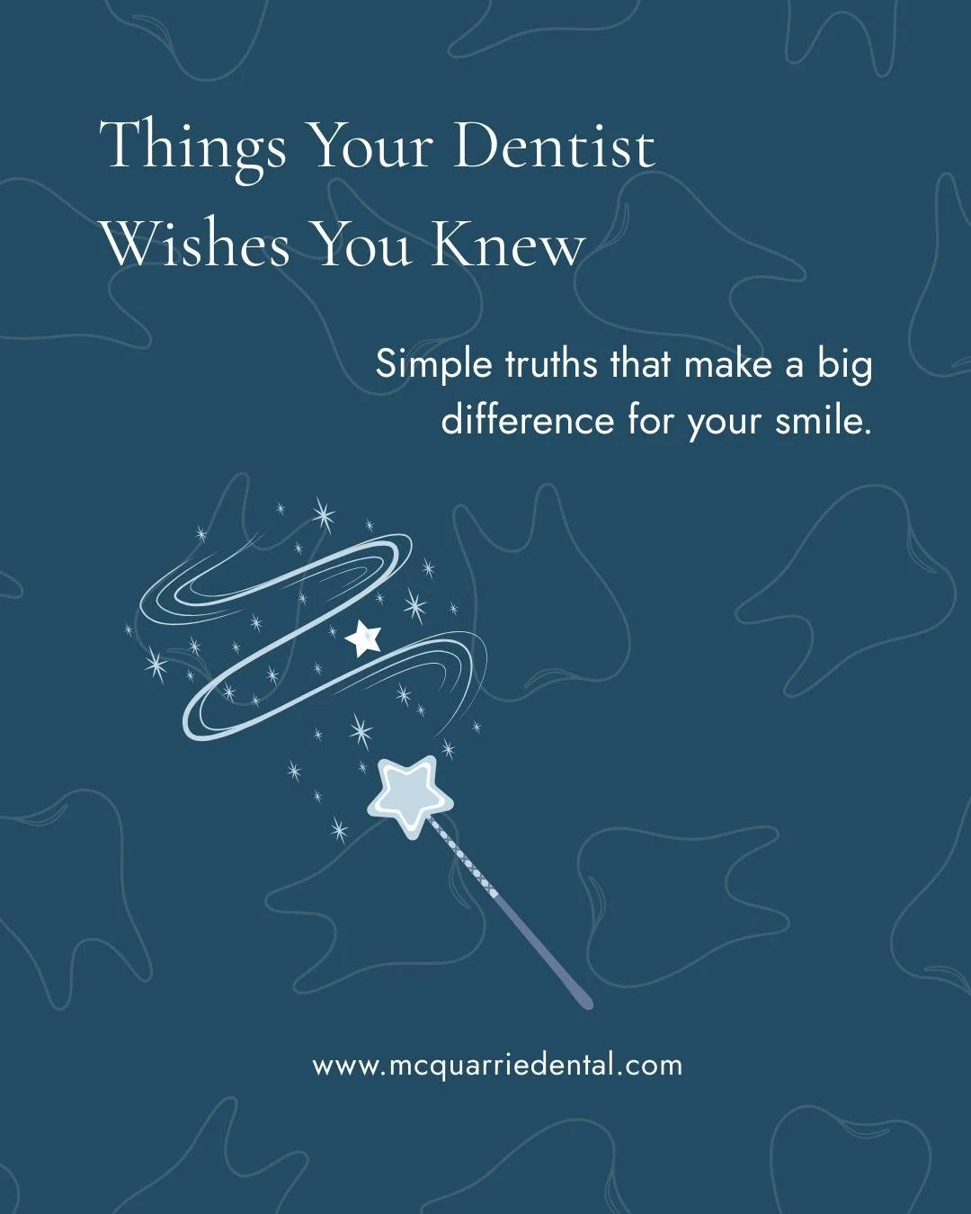There are a few simple truths that can make caring for your smile feel easier and more empowering. Today&rsquo;s carousel highlights what we want every patient to know, not to overwhelm you, but to support you.

Our goal is to make your dental care f