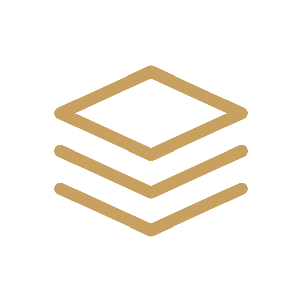 Gold stacked layers, for a series of sessions