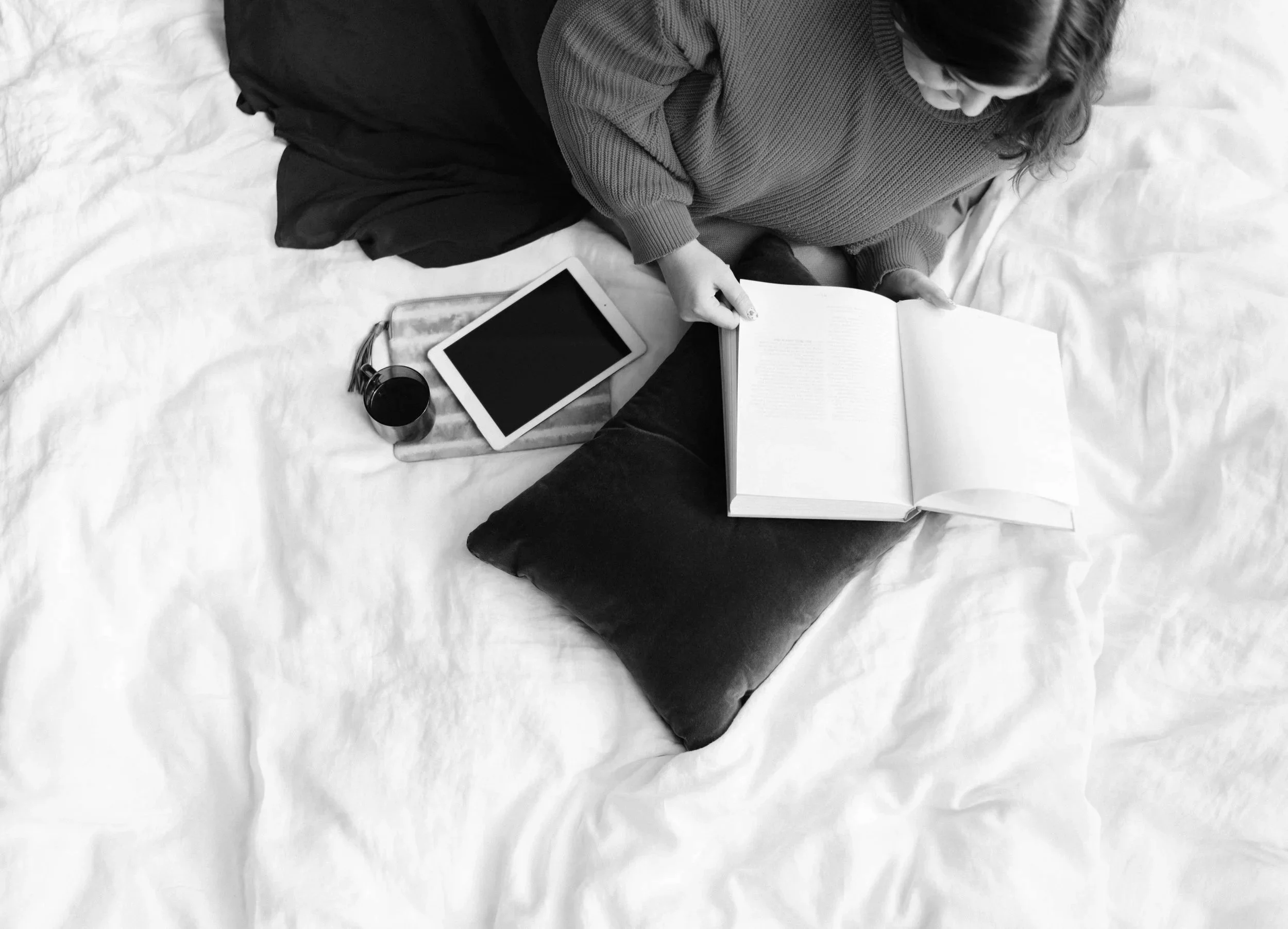 woman reading