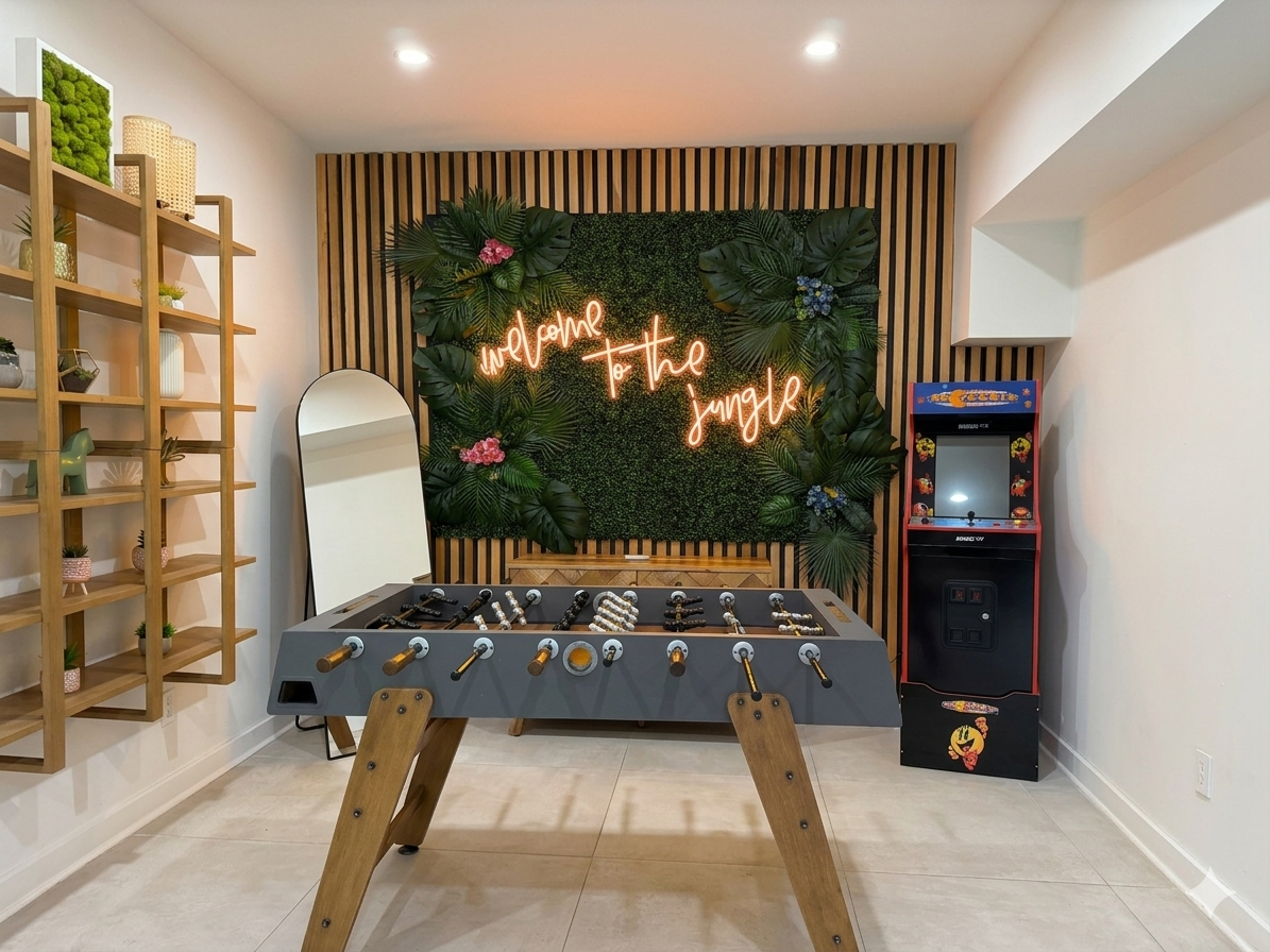 Basement living space