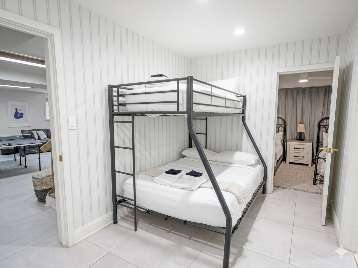 Basement Bedroom Bunk Beds